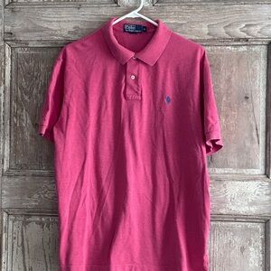Ralph Lauren Men's Red Polo Shirt